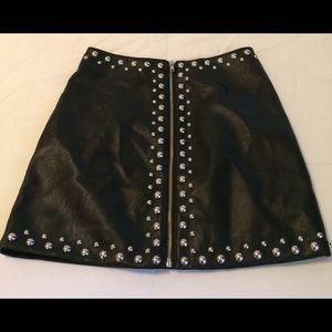 Forever 21 leather skirt with studs